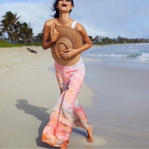Young Fabulous & Broke Pants - Young, Fabulous & Broke Tie Dye AIKO Palazzo Boho Pants SzS Like New
